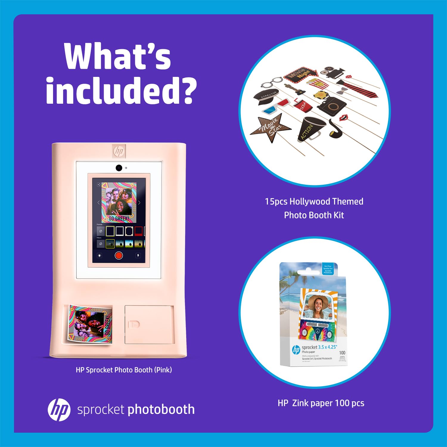 Amazon.co.jp: HP Sprocket フォトブースマシン インスタントカラー